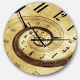 thumbnail image 1 of DesignArt Endless Time Spiral Large Wall Clock, 1 of 2
