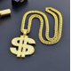 thumbnail image 4 of Chain For Men With Dollar Sign Pendant Necklace, Hip Hop Dollar Necklace, 4 of 4