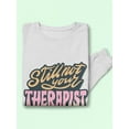 thumbnail image 3 of Still Not Your Therapist Sweatshirt Men -Smartprints Designs, Male Large, 3 of 4