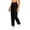 Black, variant on Pants for Women V-shaped Elastic Waist Stretch Straight Leg Pull On Pant Business Work Gym Casual Lightweight Breathable Trousers with Pockets