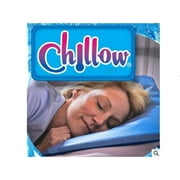 Chillow - وسادة تبريد إدراج للاسترخاء النوم المريح - البوليستر - الكبار - الأزرق الحجم القياسي