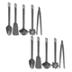 thumbnail image 1 of Set de Utensilios de Cocina LUXVI- 5 Piezas en Gris (2 juegos), 1 of 5