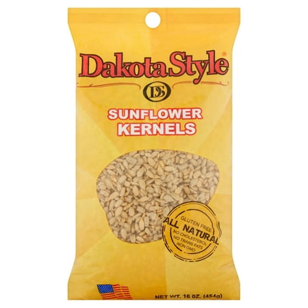 Dakota Style Roasted and Salted Sunflower Kernels, 16 oz