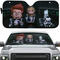 thumbnail image 3 of 3D Peabody & Sherman Windshield Sunshade Universal Fit Cars Suv Truck, 3 of 6