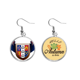 thumbnail image 1 of New Zealand National Emblem país Pendiente del lóbulo de la joyería del pendiente de la hoja del otoño Unbranded M, 1 of 3