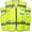 Yellow, variant on 3-Pack High Visibility Reflective Safety Vest, ANSI/ISEA Compliant, Breathable Polyester, Multi Pockets, Adjustable Velcro, for Construction, Traffic, Work & Outdoor Activities