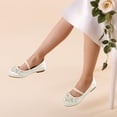 thumbnail image 2 of Zapatos Mary Jane para Niñas DREAM PAIRS con Perlas y Piedras Brillantes en Marfil, 2 of 7