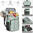 thumbnail image 5 of Sunshine Pineapple Cooler Backpack - 20L High-Capacity Insulated Bag with Golden Hawaiian Aesthetic for Families & Travelers, 5 of 5