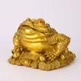 thumbnail image 2 of Nvzi Rana del dinero Feng Shui, decoración de sapo de la suerte para atraer la riqueza, 3.9*3.9*3.2 pulgadas, 2 of 4