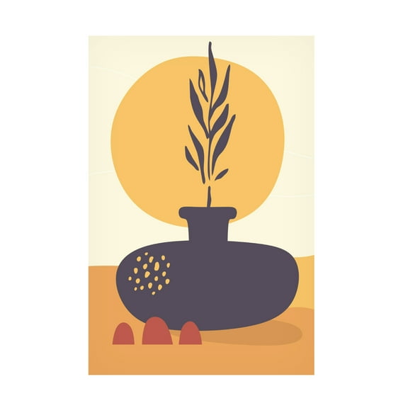 Trademark Fine Art jay stanley Boho Botanicals Collection 2 Canvas Wall Art