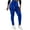 Blue, variant on Plus Size Leggings for Women with Zipper Pockets Tummy Control Plus Size Yoga Pants High Waist Fitness Pants