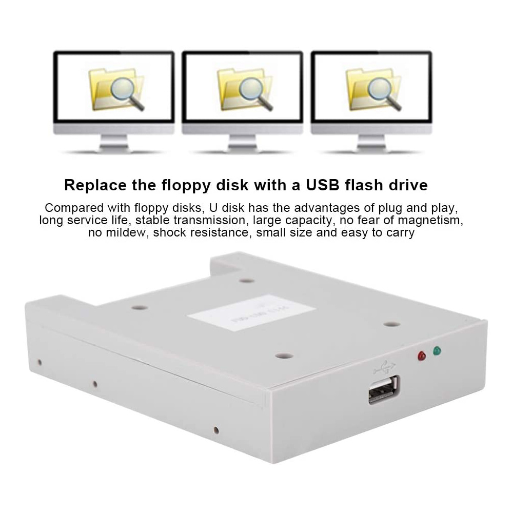 FDD-UDD U144K 1.44MB USB SSD Floppy Drive Emulator for Industrial Controllers for Computers Data Machine Tools