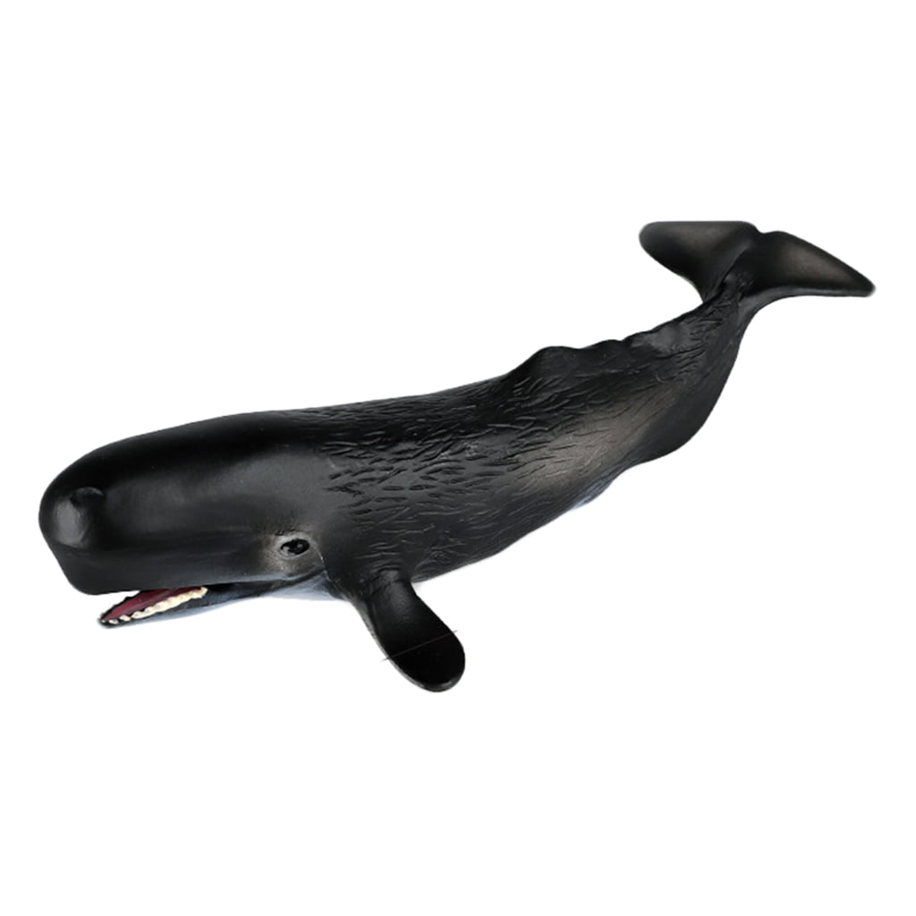 Realistic Ocean Marine Sperm Whale Animal Model Plastic Figure Toy Gift 