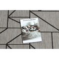 thumbnail image 2 of Runner Sizal Floorlux Design 20605 Triangles, Geometric Silver / Black 120 Cm, 2 of 5