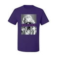 thumbnail image 2 of Wild Bobby, Marilyn Savage Bandana, Streetwear, Men Graphic Tee, Purple, Small, 2 of 4