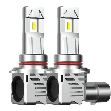 AUTOONE 9005 LED Headlight Bulbs, 12000lm, 6500K Cool White, Wireless HB3 9005 Headlight Bulbs, Pack of 2