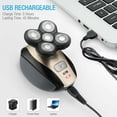 thumbnail image 5 of 5 Head Waterproof Rechargeable Electric Razor Beard Hair Trimmer Men's Bald Eagle Remover Clipper Shaver, 5 of 5