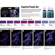 Vallejo - Pro Nocturna Imperial Purple Acrylic Paint Set | Purple Tones for Fantasy and Historical F