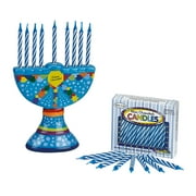Ceramic Mini Candle Menorah with Mini Candles