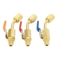 thumbnail image 1 of Refrigerant Ball Valve, Air Conditioner Ball Valve Brass  for R12 Charging Hoses, 1 of 7