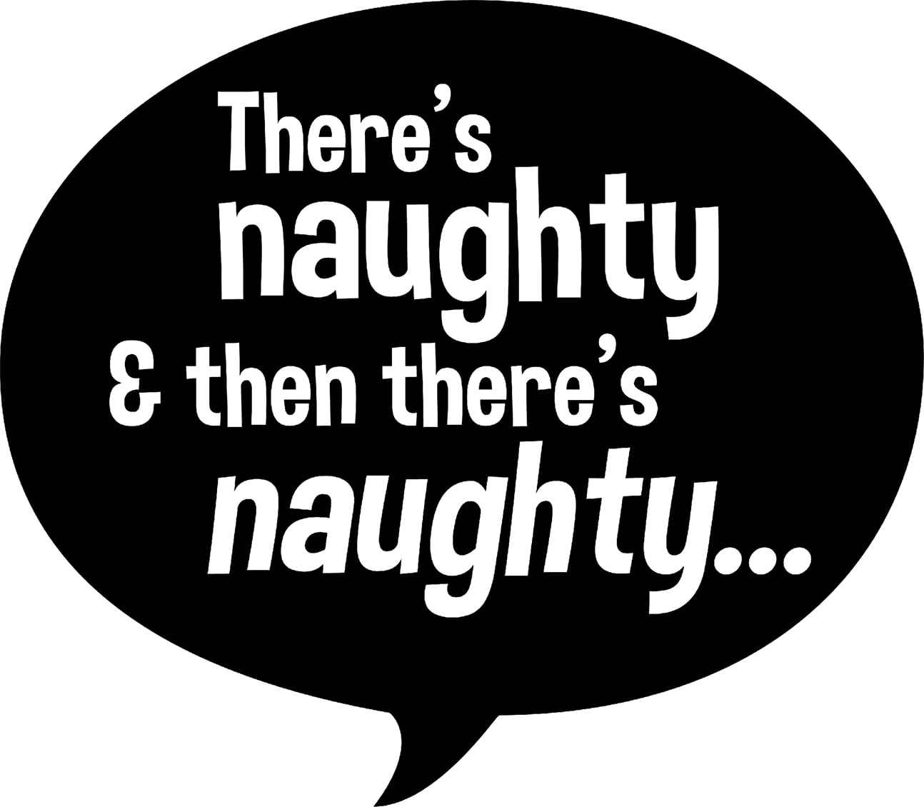 Theres Naughty Then Theres Naughty Quote Funny Christmas Wall Decals