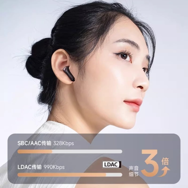SoundPEATS Air5 Lite Wireless Earbuds, Semi-In Ear Bluetooth Headphones with Lightweight Comfort, for Sports/Running & Gaming