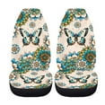 thumbnail image 4 of KUIFORTI Butterfly Car Seat Covers Front Seat Only, Boho Car Accessories Set Universal Auto Front Seats Protector,Waterproof Seat Covers for Cars SUV Trucks, 4 of 7