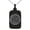 Black, variant on Stainless Steel Icelandic Vegvisir Viking Rune Engraved Small Rectangle Dog Tag Charm Pendant Necklace