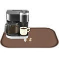 thumbnail image 1 of Tapis de Cafetière en Silicone avec Lèvres, 24 Pieds' x 16 Pieds' Tapis de Cafetière Robuste pour Comptoirs, Plateau à Café Adapté aux Machines à Café sous Appareil Automatique Accessoire Espresso, Marron, 1 of 4