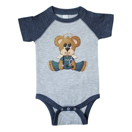 

Inktastic Male CNA Teddy Bear Gift Baby Boy Bodysuit
