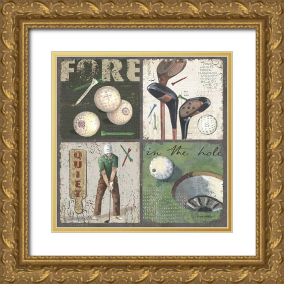 Phillips, Anita 15x15 Gold Ornate Wood Framed with Double Matting Museum Art Print Titled - Fore