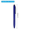 thumbnail image 2 of Uxcell Ballpoint Pen with Stylus Tip Metal Pen Black Ink 1.0mm Medium Point Stylus Pen Style 3, Blue 4 Pack, 2 of 5