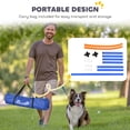 thumbnail image 4 of PawHut 4 PCS Dog Agility Training Equipment with Carrying Bag, Blue, 4 of 10
