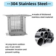 thumbnail image 3 of QinaQin Precisionauto Chimney Cap, Steel with Mesh Cover, Suitable for Terracotta Flues, Adjustable Bottom To Prevent Animals and Debris From Entering, 3 of 7