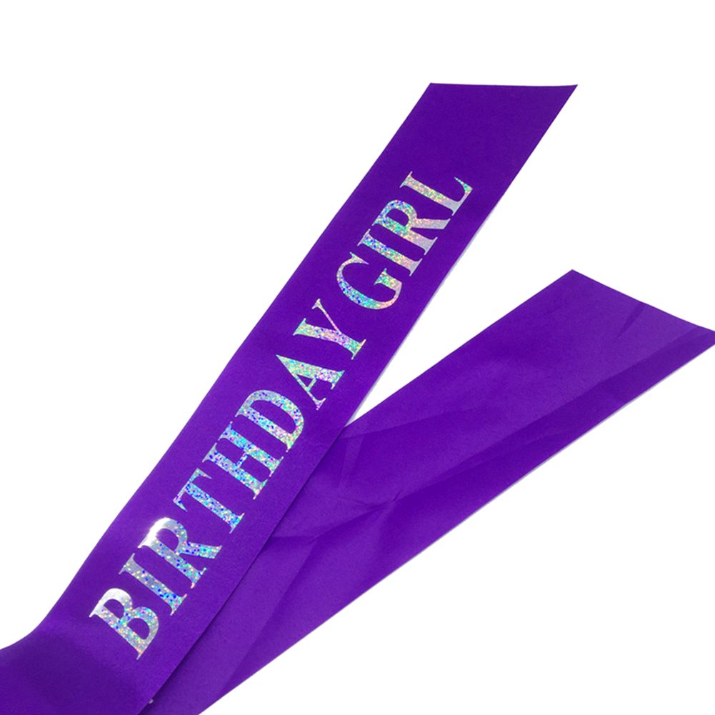 Viugreum Bronzing Flash Birthday Girl Shoulder Strap Girl Birthday