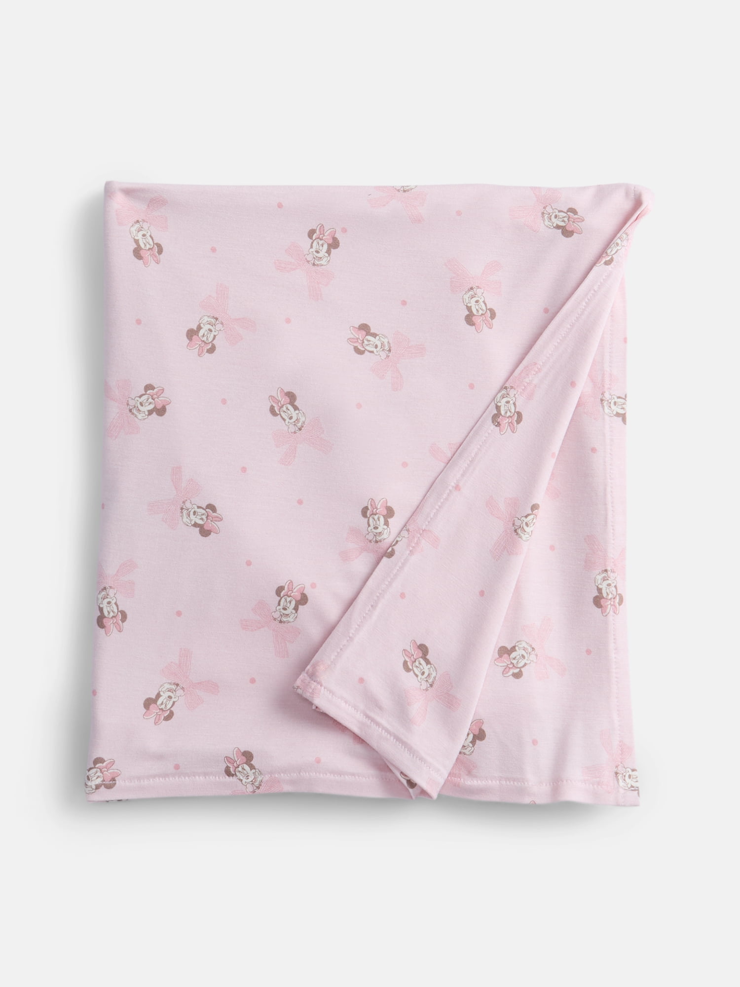 Disney Minnie Mouse Infant Swaddle Blanket and Hat Set, 2 Piece, One Size