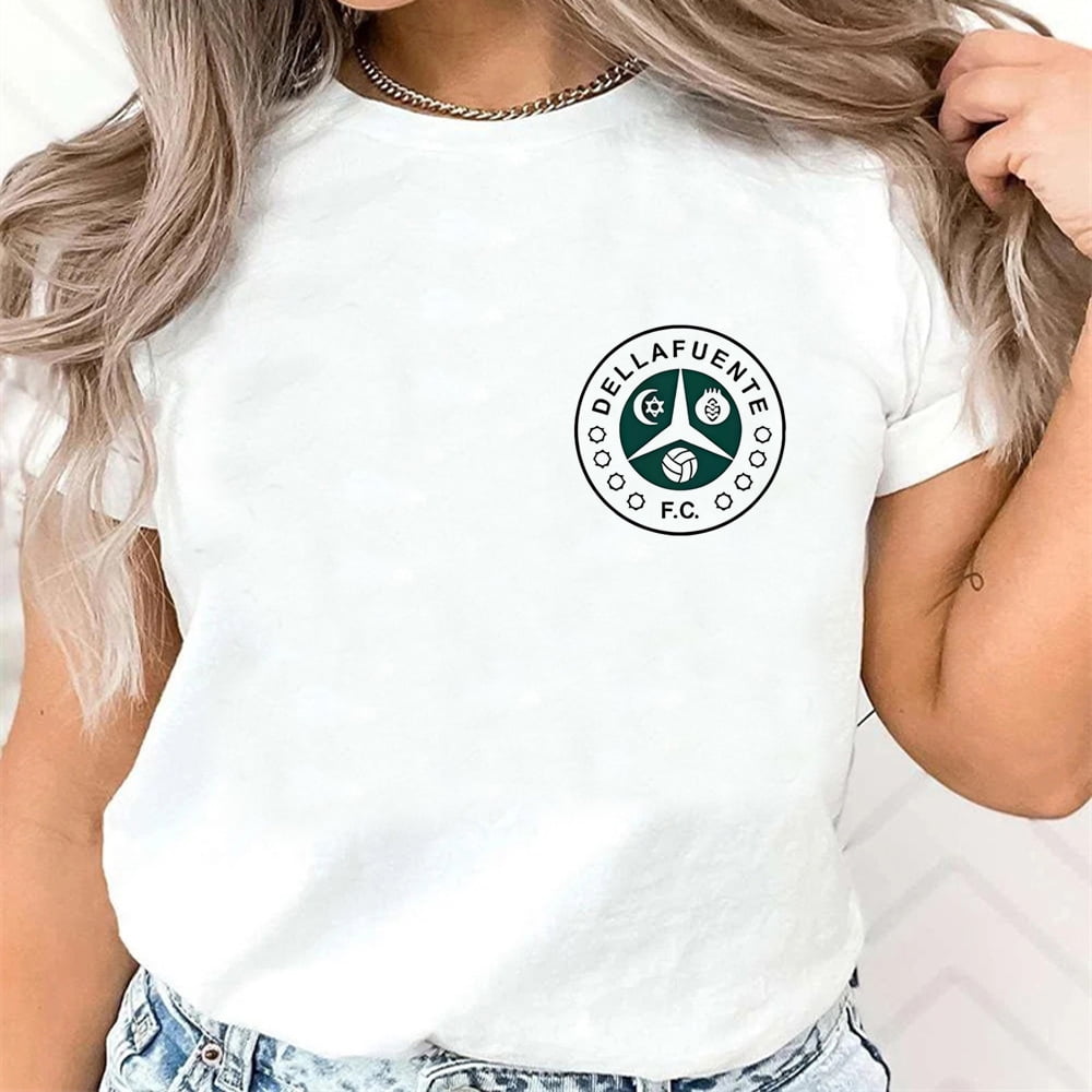 Dellafuente t-shirt girl kawaii Digital University Comfortable
