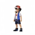 thumbnail image 1 of Colección de entrenadores Pokémon Moncolle Ash Ketchum Mini figura para colecciones de personajes de fans del anime 6cm, 1 of 8