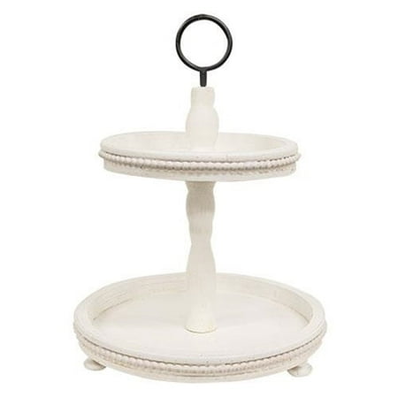 

CWI Eliza Two Tier Tray - White