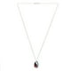 thumbnail image 5 of Juego de aretes y cadena ZVEZDA plata mexicana ley .925 Amatista tornasol, 5 of 5