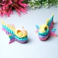 thumbnail image 4 of 2pcs 3D Printed Skeleton fish,Flexible Joint Animal lacertid Figurines,Realistic Eyes, Home Office Decor,Fidget Toy for Adults Teens Boy Festival Gifts, 4 of 10
