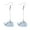 C, variant on Earring for Women Popurlar Star Earrings Asymmetrical Pentagram Alarm Clock Ear Stud