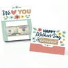 Big Dot of Happiness Grandma, Happy Mother's Day - We Love Grandmother Money and Gift Card Holders - Set of 8