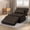 Brown, variant on Ainfox 4-in-1 Convertible Ottoman Lounge Sofa Bed, Adjustable Folding Guest Sleeper Couch, 71"L×34"W, Light Gray