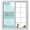 Turquoise, variant on Pink Summer Coastal Window Privacy Film, Modern Ocean Waves Starfish Shell Static Cling UV Sun Blocking Heat Control Window Tint Day and Night, Non-Adhesive One Way Privacy Cover 19.6''x39.3''