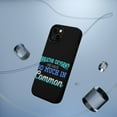 thumbnail image 5 of DistinctInk Tough Case for Apple iPhone 15 PLUS (6.7" Screen), Compatible with MagSafe Charging - Breathe Oxygen? We Have So Much In Common, 5 of 6