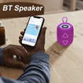 thumbnail image 1 of Altavoz 5.3 compatible con Bluetooth Altavoz de 1200 mAh Radio FM Luz LED (púrpura) WDOplteas Para estrenar, 1 of 3