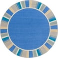 thumbnail image 2 of Joy Carpets 2024E-01 Off the Cuff Round Area Rug  Light Blue - 7 ft. x 7 in., 2 of 2