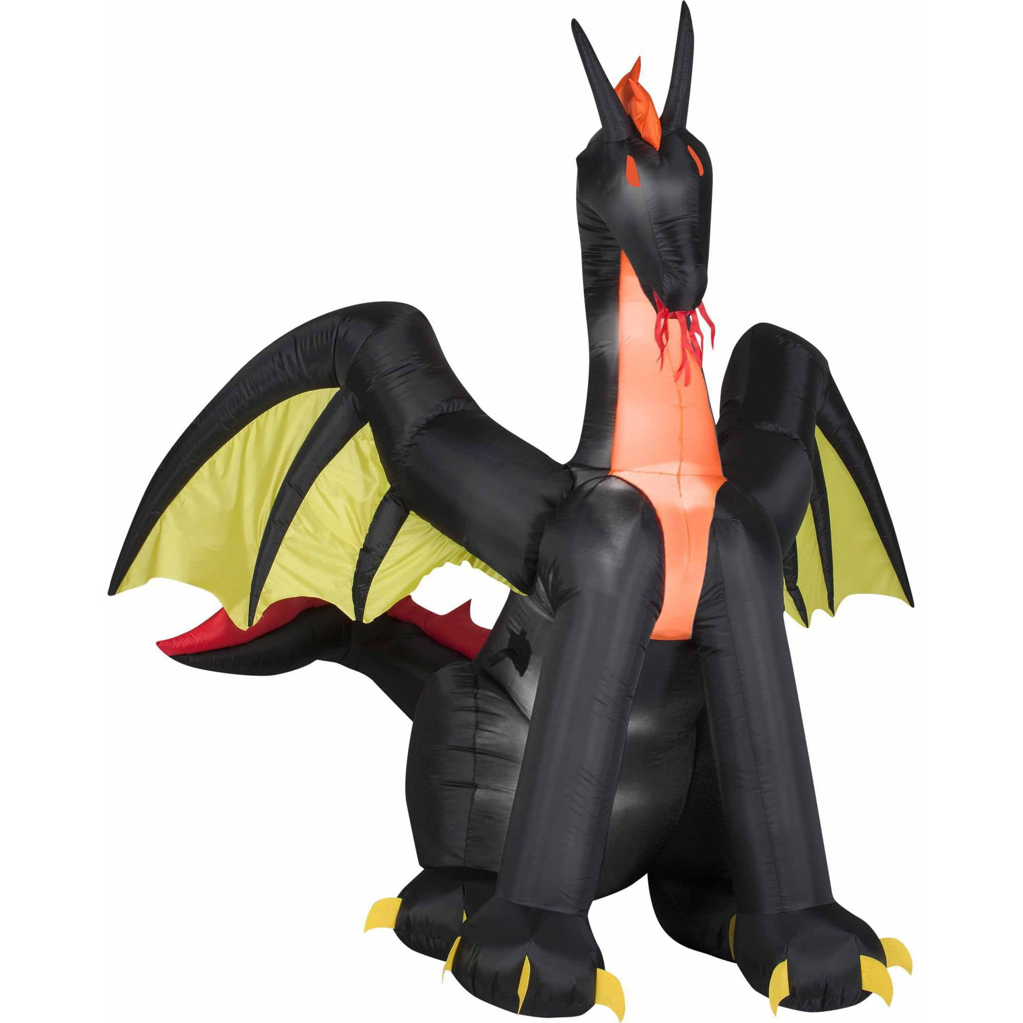 6 airblown inflatables animated fire dragon with wings halloween decoration walmartcom - Walmart Halloween Decorations 6 airblown inflatables animated fire dragon with wings halloween decoration walmartcom - Walmart Halloween Decorations