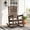 Brown, variant on LOYALICE HDPE Outdoor Rocking Chair with Wood-Grain Texture, All-Weather High Back Rocker for Porch Patio, 380lb Capacity Heavy-Duty Outdoor Seating, Black